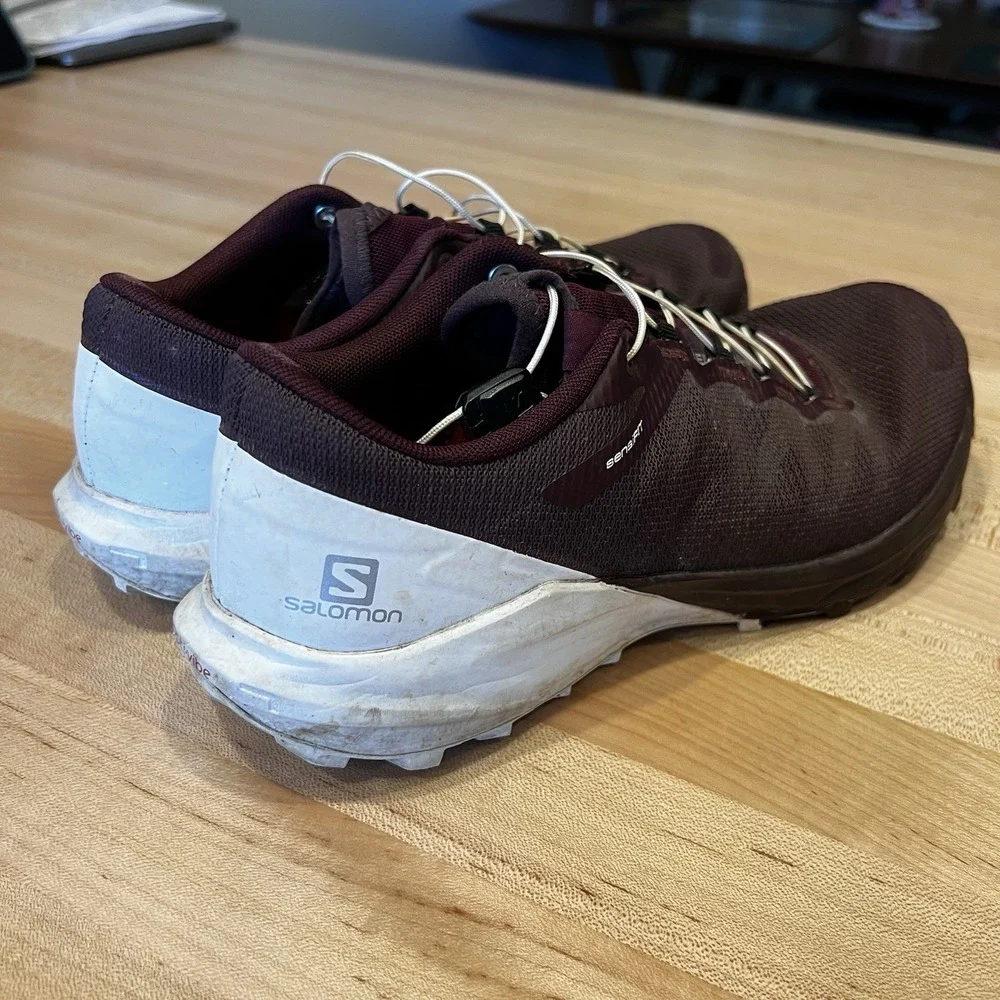 Salomon Sense 4 Pro Shoes Women's Size 7 Purple Plum Trail Running